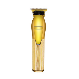 Cortadora de Pelo Eléctrica Ubeator, Cuerpo Metálico Dorado y Plateado, Cuchillas de Cerámica Desmontables, Uso Profesional - Product Image 4