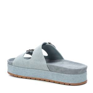 Sandali con Zeppa Refresh da Donna, Blu Chiaro in Denim, Slip-On con Plateau, Taglia 40 - Product Image 2