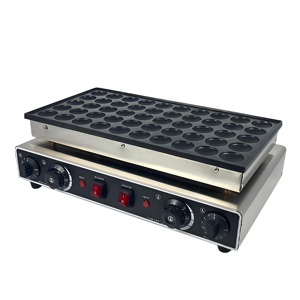 2025 máquina de aperitivos de comida más Popular Mini máquina eléctrica para hacer panqueques/equipo comercial de gofres máquina de magdalenas de 50 agujeros - Product Image 3