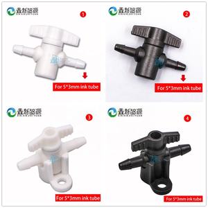 新しいXXZYインクジェットプリンターインクチューブバルブ、<span class=keywords><strong>2</strong></span>方向スイッチジョイント、逆流防止制御バルブ、ワイドフォーマットUVフラットマシン用 - Product Image 3