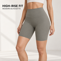 Shorts de sport taille haute sans couture pour femme, avec cordon de serrage, effet galbant et rehausseur de fessier, idéal pour la course, le yoga et l'entraînement – Grande taille – Nouvelle collection