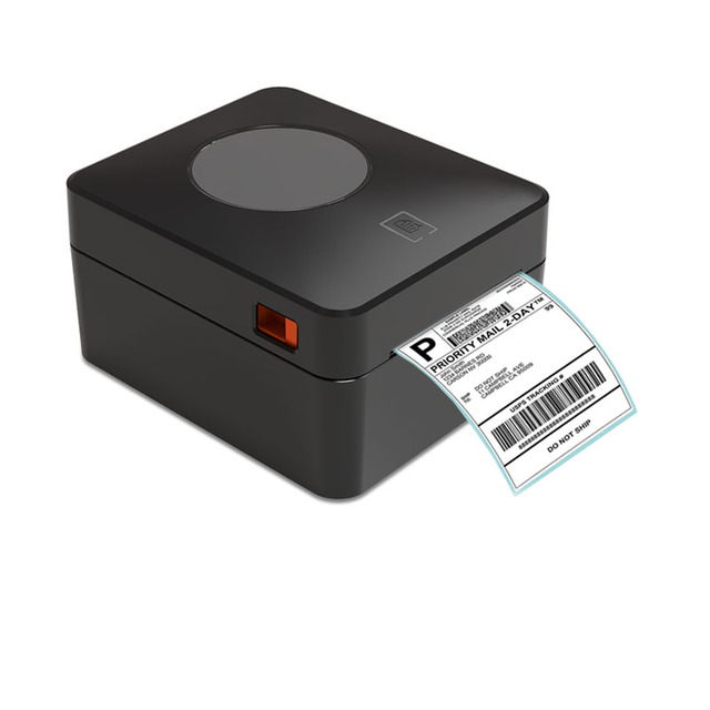2024 New Arrival High-Speed 4x6 Direct Thermal USB BT Shipping Label Printer Mini 40mm Round Labels 100mm Max Paper Size Stock