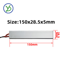 150*28.5mm ptc chauffage chauffe-puce élément incubateur oeuf machine à couver pièces 12v chauffage élément chaleur plaque de résistance