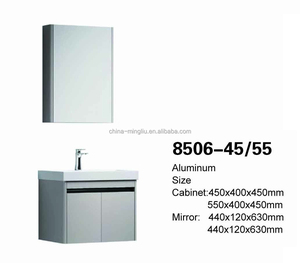 <span class=keywords><strong>Mueble</strong></span> <span class=keywords><strong>de</strong></span> <span class=keywords><strong>Baño</strong></span> Moderno con Espejo, <span class=keywords><strong>de</strong></span> Acero Inoxidable, <span class=keywords><strong>para</strong></span> Proyectos <span class=keywords><strong>de</strong></span> Hoteles y Apartamentos, con Lavabo <span class=keywords><strong>de</strong></span> Cerámica, Fácil <span class=keywords><strong>de</strong></span> Limpiar - Product Image 2