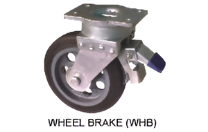 Heavy Duty <b>Wheel</b> Brake Castor (WHB) Industrial Swivel Caster <b>with</b> Total <b>Lock</b> System <b>Wheel</b> Brake Castor For Sale - Product Image 6