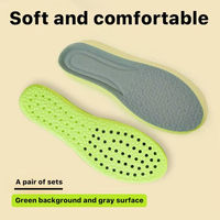 YEBEI semelles de sport Plantillas Deportivas Offre Spéciale mousse classique Pu poreux respirant doux haute élastique sport confort semelles