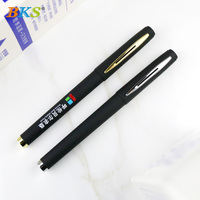 Stylos gel non effaçables personnalisables avec logo d'hôtel, en plastique, meilleur rapport qualité-prix, encre noire, largeur d'écriture 0,5 mm, faible MOQ