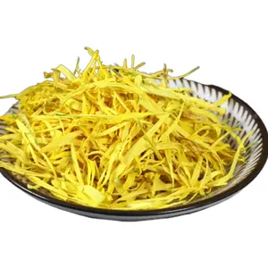 Bulk Fragrance Dried Golden Long Petals Preserved Yellow Chrysanthemum Flower Petals Tea