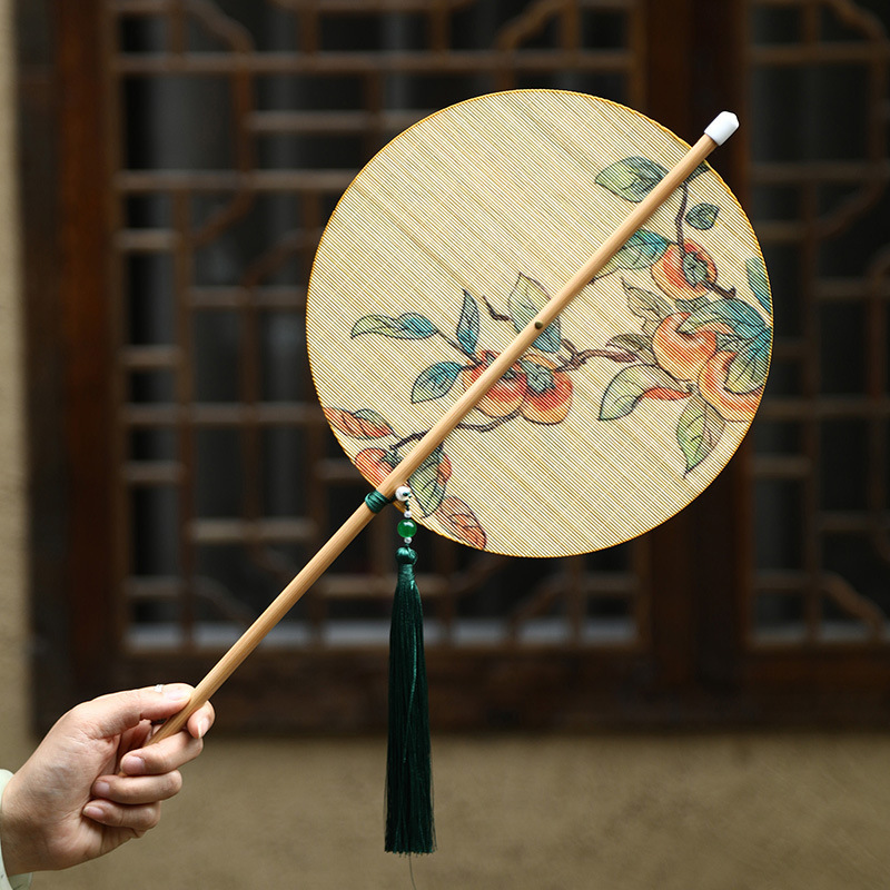 Bamboo Silk Waist Fan [May All Your Wishes Come True]