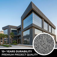 Revêtement liquide imperméable pour murs extérieurs, texture marbre, pour façade de bâtiment, application facile par pulvérisation, peinture pour maison