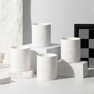 <b>Large</b> Size Ceramic <b>Candles</b> Aromatherapy Luxury Custom <b>Candles</b> Scented <b>Candle</b> Set with logo - Product Image 1