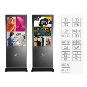 55 Inch T Type LCD Touch Screen Digital Standee Full HD Animation Visual Display Outdoor Promotion Wayfinding Shopping Mall - Product Image 2