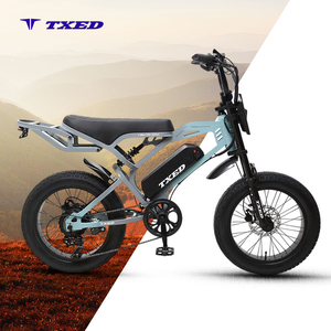 Moto de haute qualité avec cadre de 20 pouces, suspension arrière, freins à disque hydrauliques, 7 vitesses, batterie au lithium 48V 13Ah, pneus larges de 20 pouces - Product Image 1