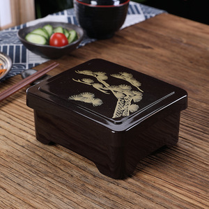 Nous fournissons des boîtes bento en bois peint de style japonais, des boîtes à lunch pour cafétéria, des boîtes à lunch pour sushi, des boîtes à lunch pour anguille, etc. - Product Image 3
