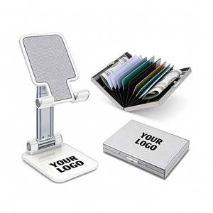 Wholesale Custom Logo Mobile Phone Stand Adjustable Mobile Holder <b>Desk</b> Phone Holder for Bed Office <b>Small</b> Business Promo Gift - Product Image 1
