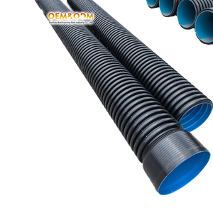 <span class=keywords><strong>Tuyau</strong></span> corrugué à double paroi en HDPE de grand diamètre Sn4 Sn8 pour le drainage des tunnels routiers et l'évacuation des eaux usées PIPE 48MM <span class=keywords><strong>Tuyau</strong></span> de drainage - Product Image 1