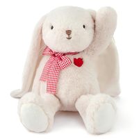 Peluches de San Valentín 2026, Conejito Pequeño Personalizado con Corazón Rojo, Lindos Peluches de Osito de Peluche para Mujeres y Niñas