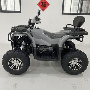 <span class=keywords><strong>Cuatrimoto</strong></span> Todoterreno Gris-Negro de 2 Plazas y 4 Ruedas con Motor de 4 Tiempos, Cabrestante y Luz LED para Uso en Exteriores 200cc ATV - Product Image 5