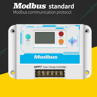Controlador Solar MPPT con Protocolo de Comunicación RS485 de 10A, 12V/24V, 150V Máx. PV, 1600W, Interfaz TTL Universal Automática