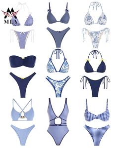 セクシーな水着女性用ビーチウェアカスタム2ピースビキニクイックドライ機能Bandeau新デザイン - Product Image 6