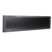 Moniteur LCD extensible personnalisé de 36.6 pouces pour les lecteurs publicitaires Écran d'affichage publicitaire LCD Barre de bord d'étagère LCD pour centre commercial