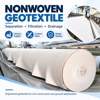 Tissu géotextile non tissé pour la construction routière, la séparation des couches sous-terrain, le drainage, la filtration et la stabilisation des sols