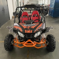 Kart de route Richi à moteur 200cc refroidi par huile, 4 temps, vitesse maximale 70 km/h, 2 places, puissance stable, idéal pour les parcs d'attractions et sites touristiques