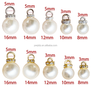 <span class=keywords><strong>12mm</strong></span> dual-chức năng tinh thể ngọc trai nút cho chuyên nghiệp cung cấp hàng may mặc thạch - Product Image 6