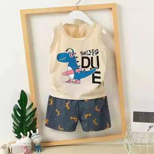 Nuevo Conjunto de Chaleco de Verano de Algodón Tejido para Niñas, Chaleco y Pantalones Cortos, 0-7 Años, Niños, Sin Mangas, Bebé - Product Image 6