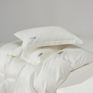 Ensemble de literie en satin de coton pur à longues fibres de qualité supérieure, style hôtel luxueux, doux et soyeux - Product Image 4