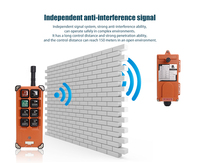 Télécommande sans fil F21-E1B pour grue industrielle, bouton de commande de palan, alimentation directe usine