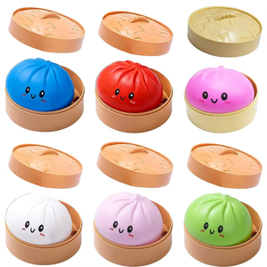 Boîte Mystère Colorée : Jouet Anti-Stress en Forme de Dumpling Simulé, Relaxant, Soulage l'Anxiété, Améliore le Bonheur, Jouet à Presser pour la Relaxation - Product Image 2