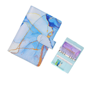 Budget <b>Binder</b> with <b>Cash</b> Envelopes Expense Sheets Budgeting Saving Money Pu Leather Diary Notebook - Product Image 6