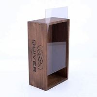 Kotak Kayu Persegi Panjang Bambu/KAYU Buatan Tangan dengan Logo OEM Kustom untuk Penyimpanan Perhiasan Lilin, Sablon Sutra, Laser