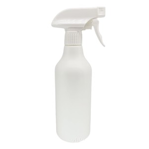 Botella de Spray con Gatillo de HDPE Blanca de 500 ml, Envase de Plástico Mate para Limpieza, Logotipo Personalizado, Envase para Limpiador de Detalles de Automóviles - Product Image 1