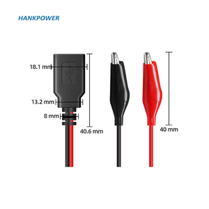 22AWG <span class=keywords><strong>USB</strong></span> hembra <span class=keywords><strong>a</strong></span> cocodrilo Clip <span class=keywords><strong>adaptador</strong></span> para proyecto electrónico <span class=keywords><strong>USB</strong></span> <span class=keywords><strong>a</strong></span> cocodrilo Clips <span class=keywords><strong>Cable</strong></span> de alimentación - Product Image 6