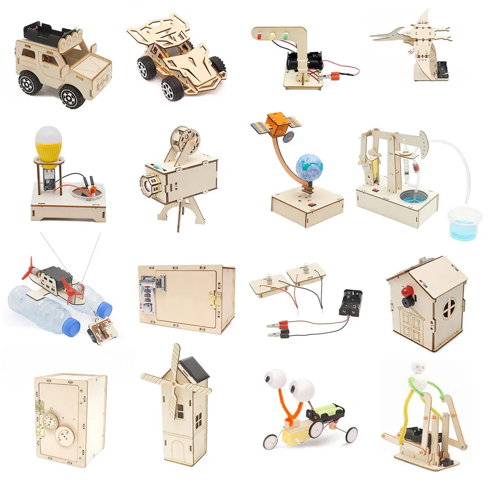 Factory Wholesale 200+ Types School Students Learning Materials Assembly Kids Educational Diy Kit STEM Science Engineering Toys