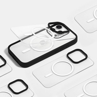 Coque de téléphone magnétique amovible à double plaque arrière imprimable UV, très vendue, pour iPhone 16 17 17 Pro, avec couvercle arrière remplaçable