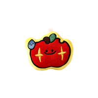 Broche en peluche écologique à la main dessin animé mignon poupée fille polyvalent peluche broche accessoires sac à dos petits cadeaux de mariage