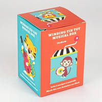 Boîte à musique en métal à manivelle personnalisée, carrousel pour enfants, boîte à musique en étain, cadeau musical de dessin animé pour les fêtes