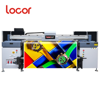 Impresora UV Híbrida Locor de Rollo a Rollo y Plana de 6 pies (1.8m) con Cabezal de Impresión 3/4 I3200U1 para Materiales de Acrílico/PVC/Lona/Lona Impermeable