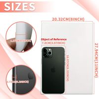 Paquete de 3 Láminas de Espuma Lipo para Cirugía de Liposucción, Soporte Lumbar, Lámina de Espuma para Recuperación, Suministros para BBL, Almohadillas de Espuma de 8x11 Pulgadas para Después de la Cirugía