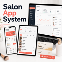 Développement d'applications Fintech pour la coiffure et la beauté avec prise en charge MAC, version Internet disponible pour la réservation de salons, l'adhésion et les paiements