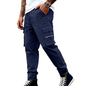 Pantalon cargo homme 2026 multi-poches avec cordon de serrage à la taille, décontracté, long, printemps-automne - Product Image 5