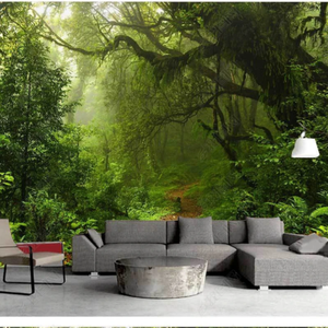 Carta da Parati di Alta Qualità su Misura, Murales con Paesaggi Naturali per Design del Soggiorno - Product Image 4