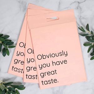 Durable 100% Biodegradable Courier Delivery <b>Bag</b> with Portable Handle <b>Compostable</b> Mailing <b>Bag</b> for Shipping Clothing - Product Image 1
