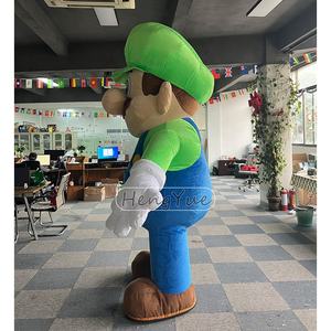 Mascota inflable al aire libre tamaño adulto <span class=keywords><strong>Super</strong></span> Red <span class=keywords><strong>Mario</strong></span> mascota inflable disfraz lindo vestido encantador <span class=keywords><strong>Mario</strong></span> <span class=keywords><strong>Bros</strong></span> disfraces de cosplay - Product Image 3