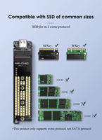 Esterno nvme pcie ssd m2 2280 128gb 500gb 120 480 GB 1 tb ssd m.2 mobile del disco rigido drive per il computer portatile desktop
