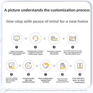 Meubles de cuisine modulaires de luxe sur mesure en bois mélaminé Sanpotova - Product Image 4