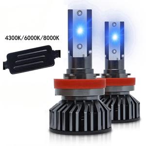 Bóng đèn pha ô tô LED 8000LM 50W H1 H4 <span class=keywords><strong>H7</strong></span> H11 9005 9006 9012 H13 đèn sương mù CSP ánh sáng trắng bộ nâng cấp đèn pha ô tô ZES F2 - Product Image 5